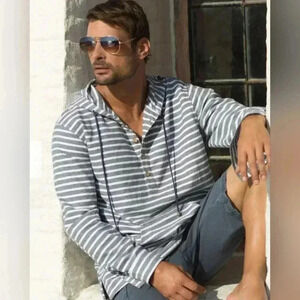 Madda Fella Castaway Hoodie 100% Cotton Mens Size M